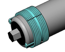 Adjustable Poly-v snap on multi-rib pulley ON steel roller