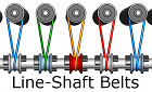 line-shaft conveyor belts