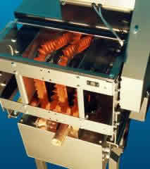 Dillin's Overhead Metering Fin Belts